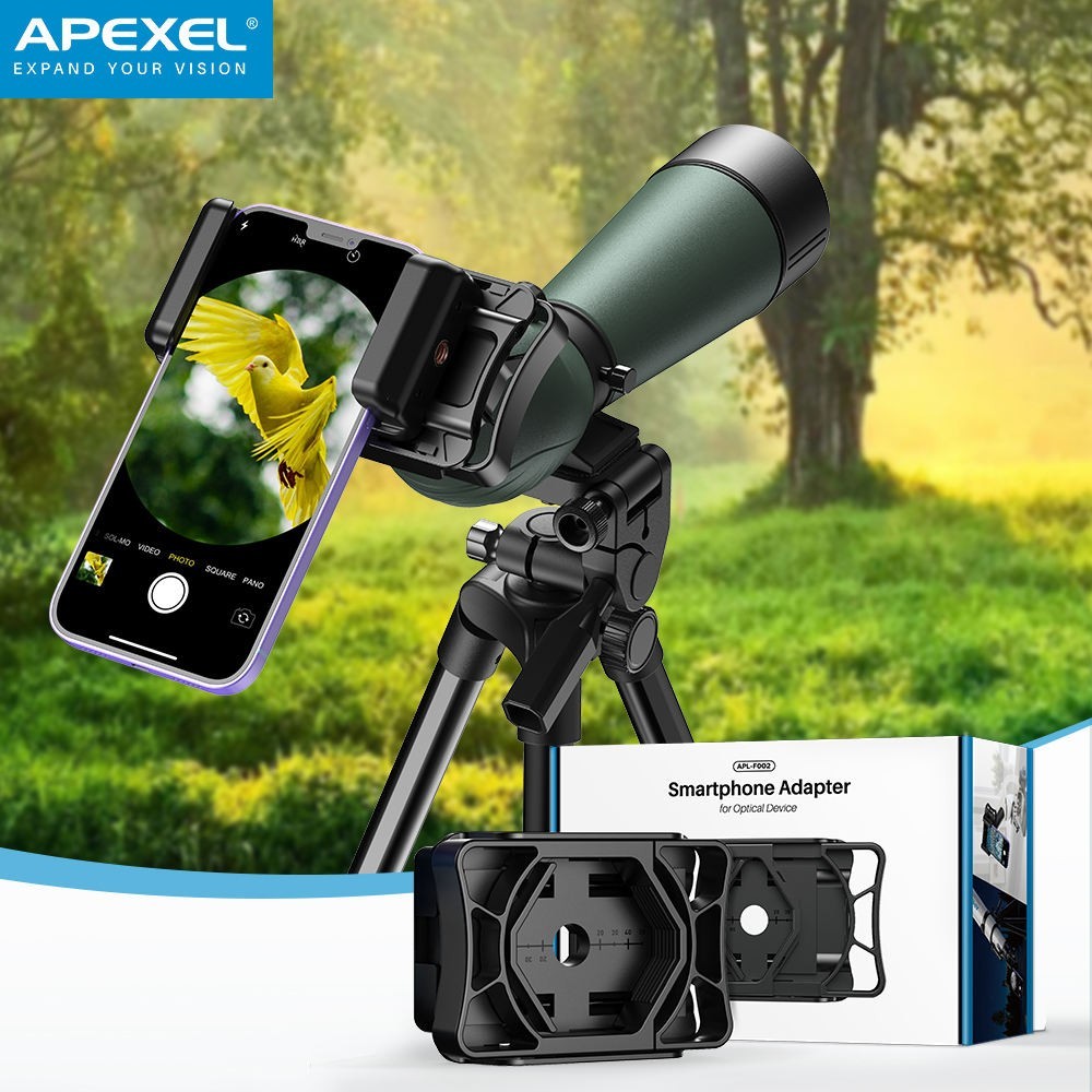 Digiscoping Phone Adapter - Fits Binoculars, Spotting Scope & Telescope Mount