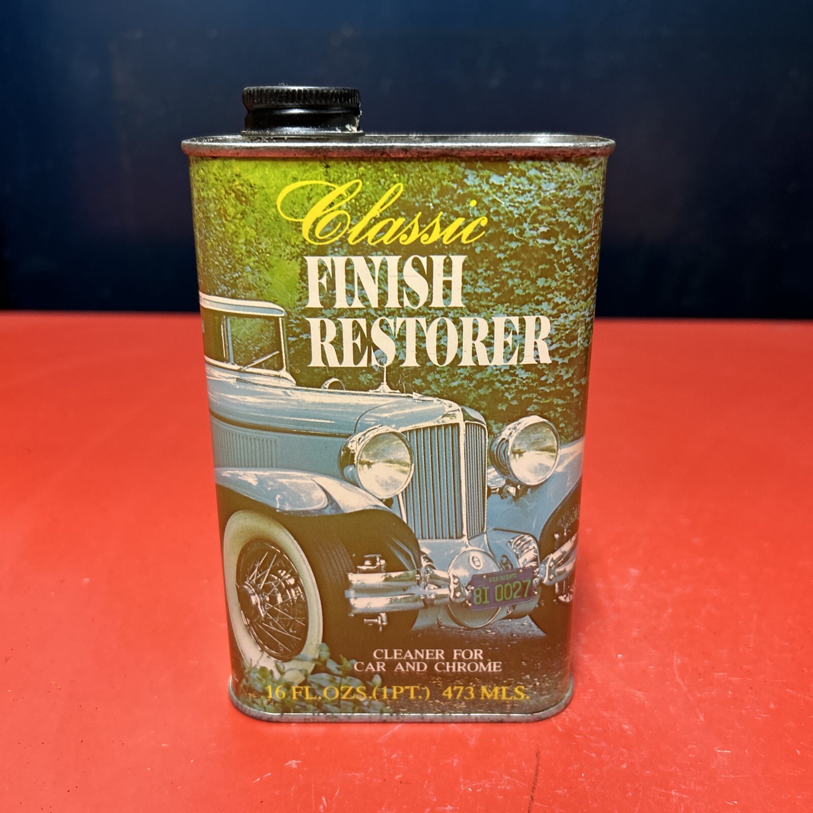Vintage Classic 403 Finish Restorer 16oz Cleaner for Car / Chrome Sealed Can