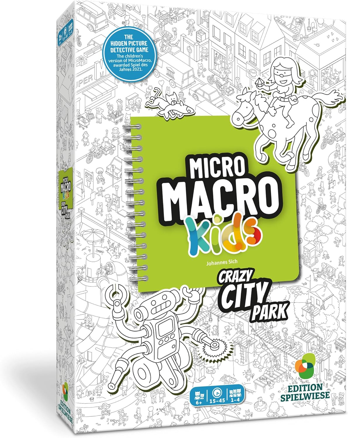 Micromacro Kids: Crazy City Park | Detective Family Game for Kids | Cooperative