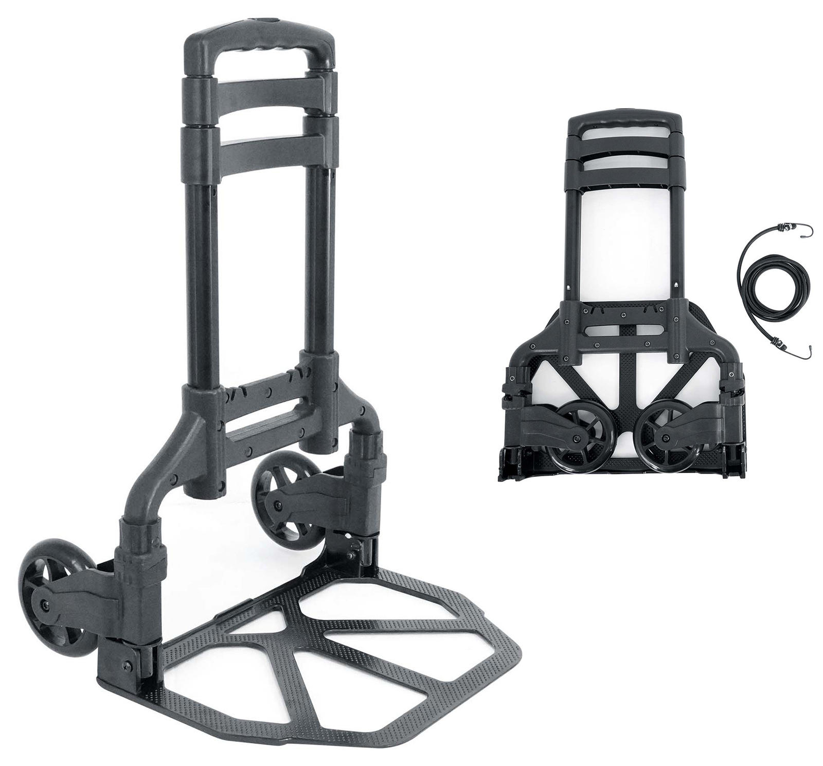 Rockville GigMate Pro Audio/DJ Equipment Transport Trolley Cart - Folds Flat