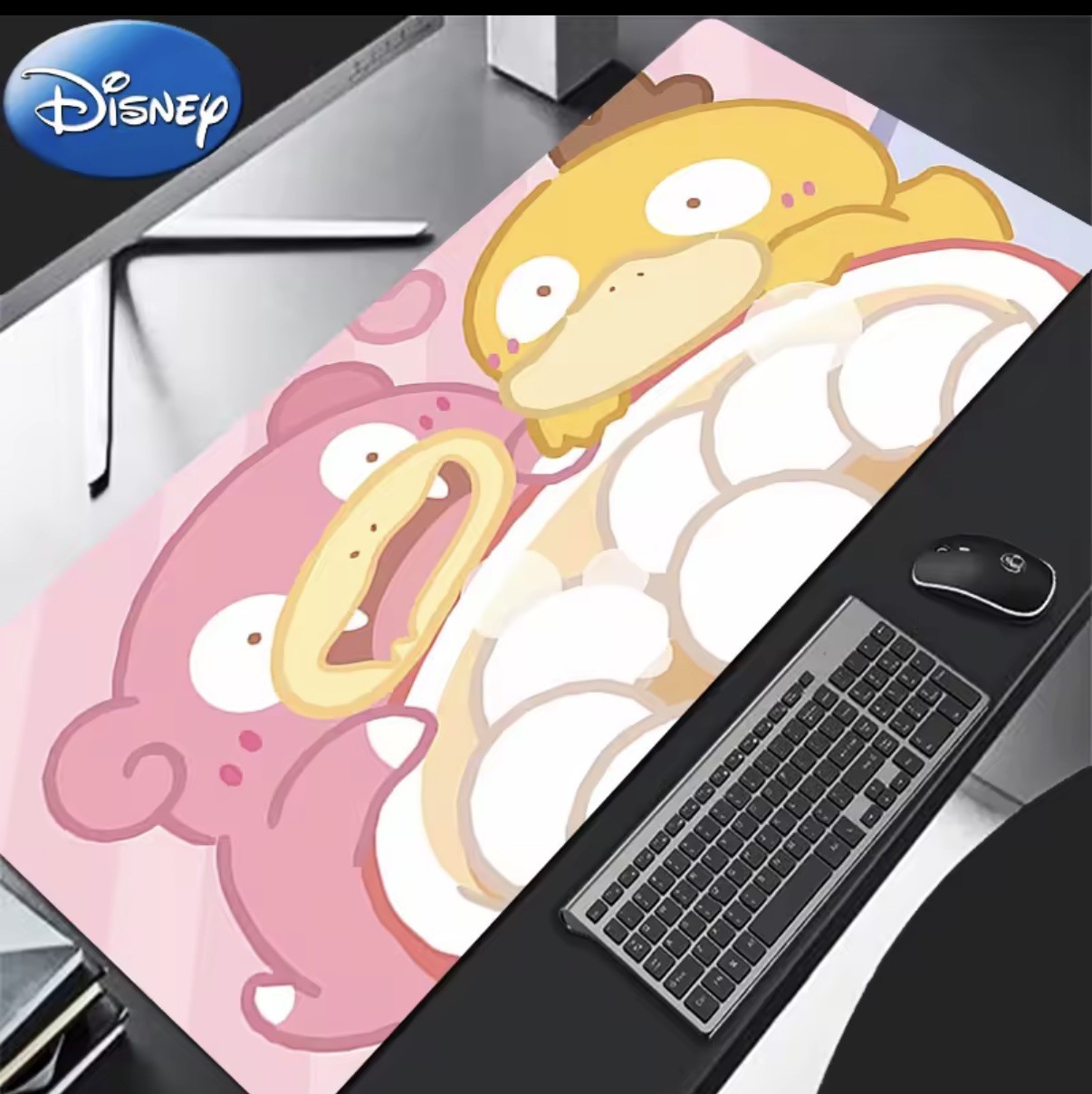 Pokemon Playmat Mousepad - PSYDUCK Slowpoke - TCG Play Mat