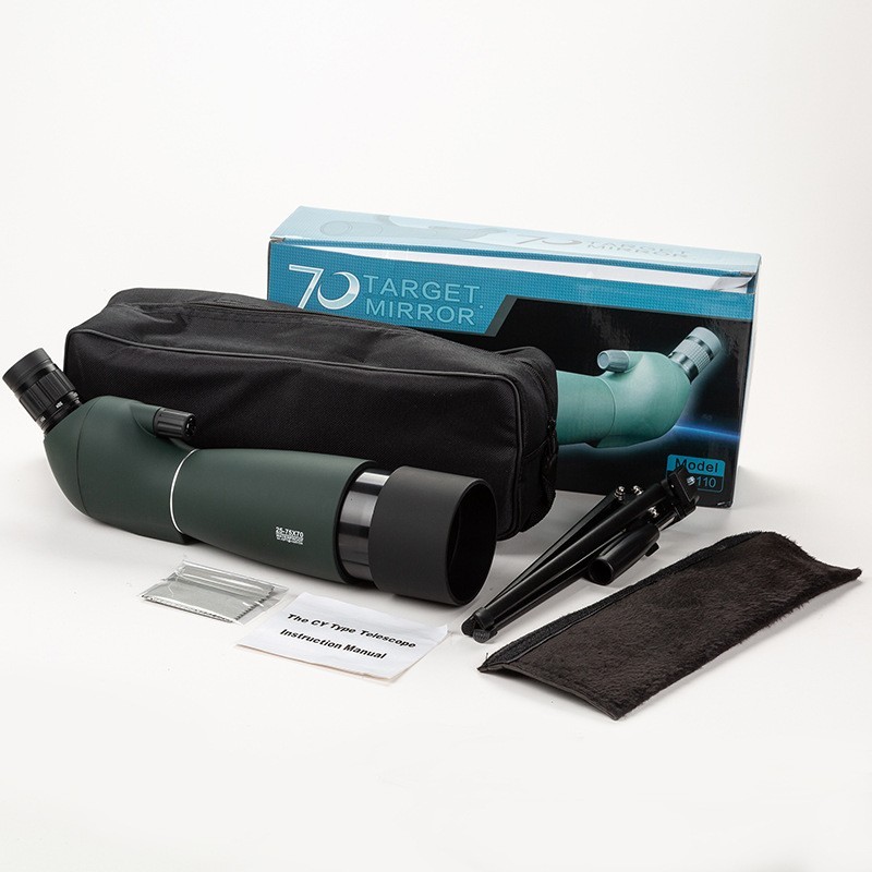 25-75x70 Zoom Monocular with Tripod - BAK4 Prism FMC for Birding&Long Range View
