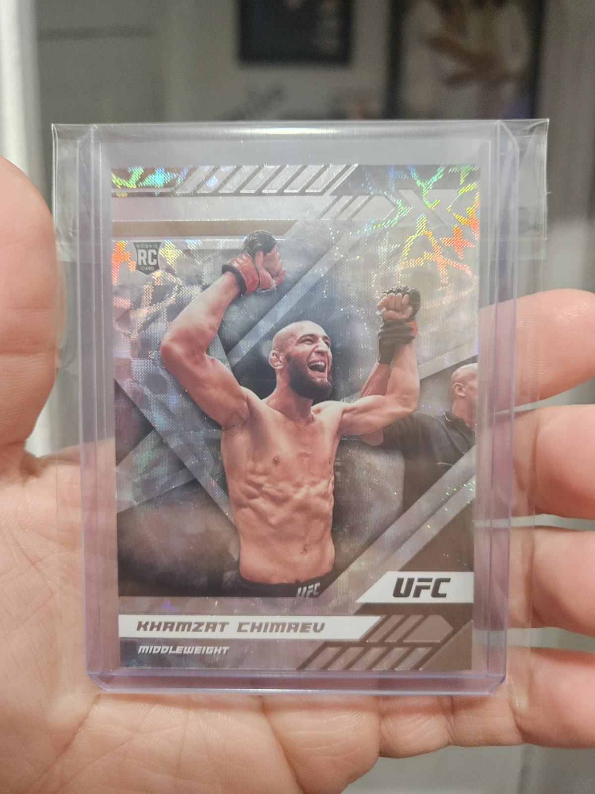 2021 Panini Chronicles XR UFC Khamzat Chimaev Asia #200 ROOKIE, READ