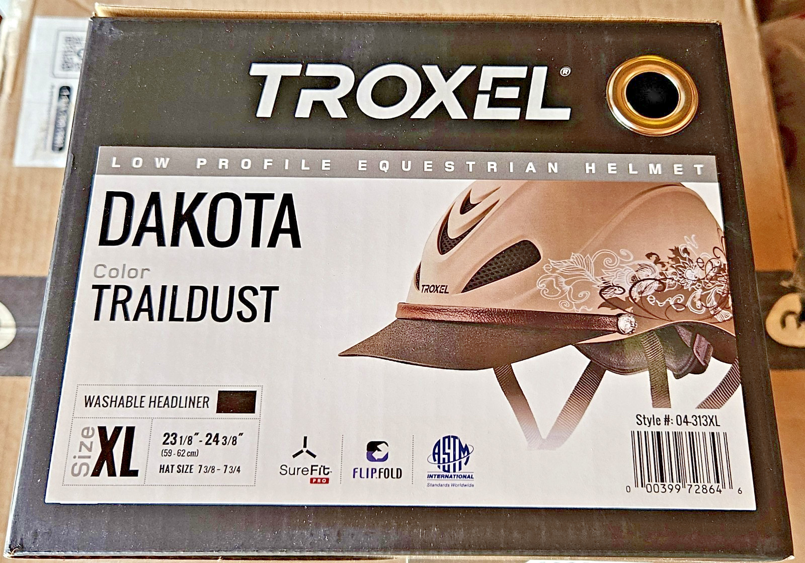 Troxel Dakota Traildust Low-Profile Equestrian Riding Helmet XL NIB w/ Tags