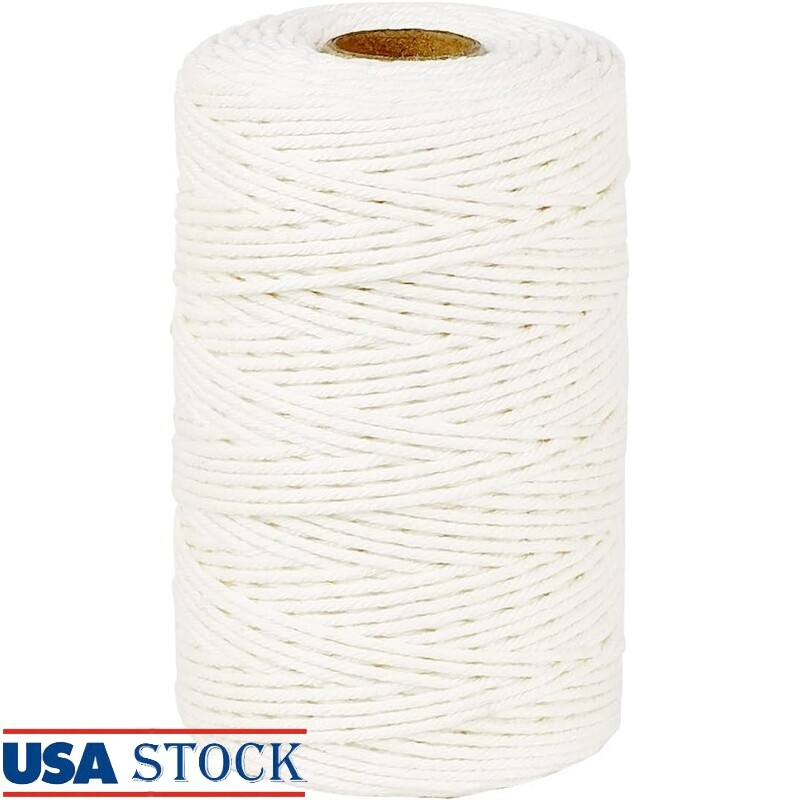 Butchers Twine 500ft Cotton String Food Safe Cooking Crafts Gift Wrapping New