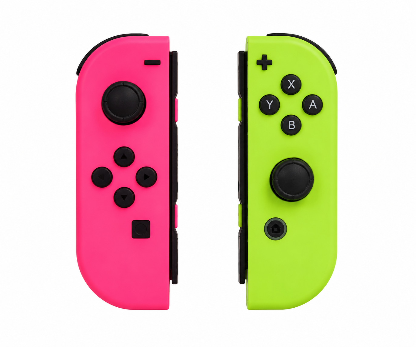 Compatible Wireless Controller Pair for Nintendo Switch L/R Joy Pad Pink Green