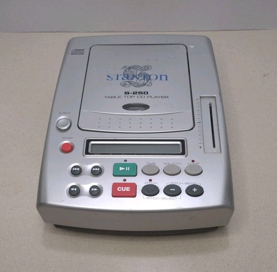 Stanton S-250 Tabletop Pitch Control CD Player DJ Equipment PARTS ONLY NO CORD