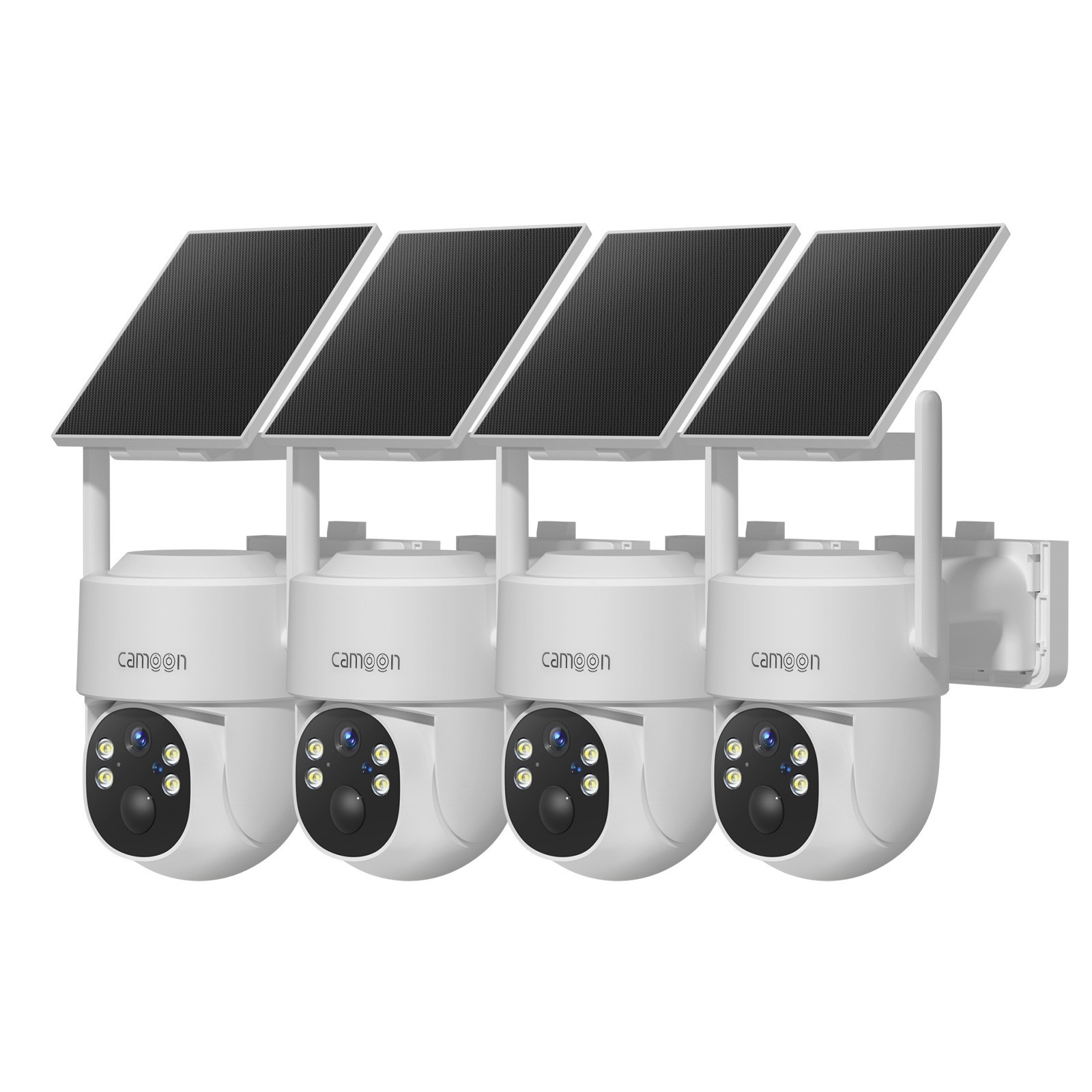 Solar Battery Powered Wireless Security Camera System WiFiIP Outdoor Home
