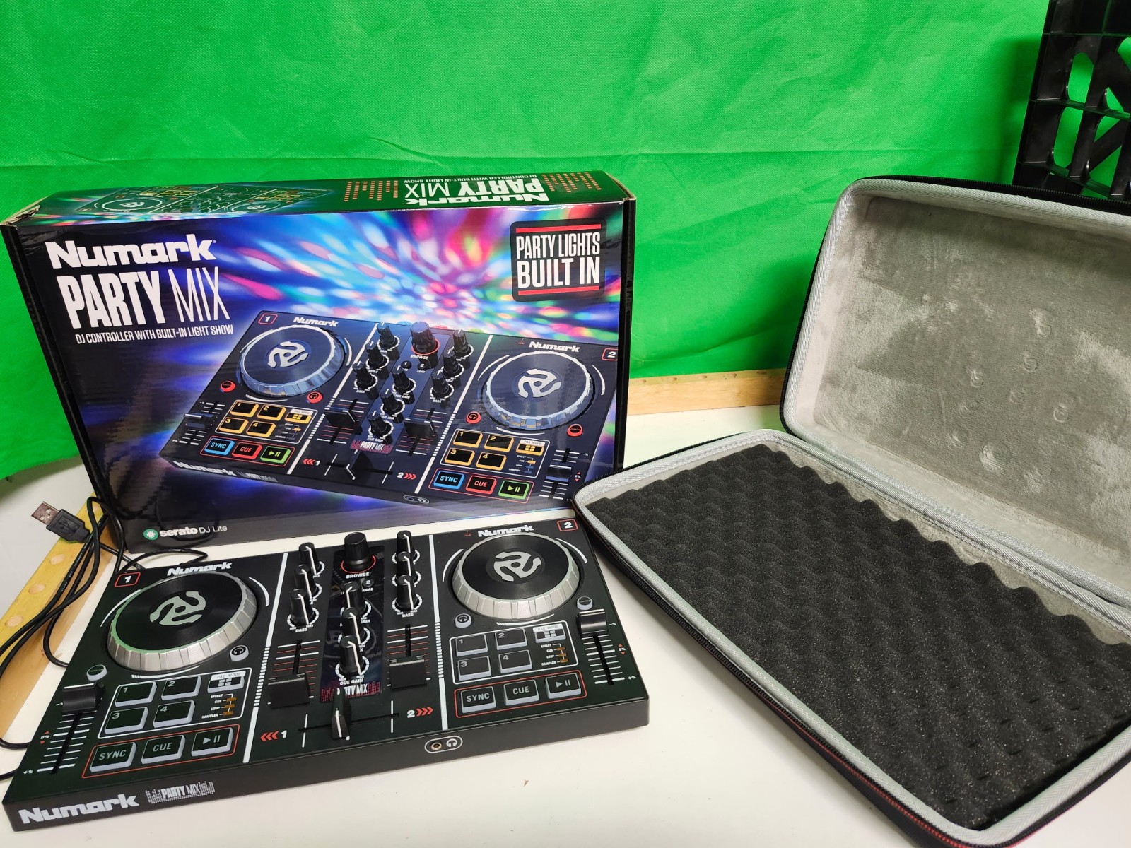 Numark Party Mix DJ Controller with Built-In Light Show