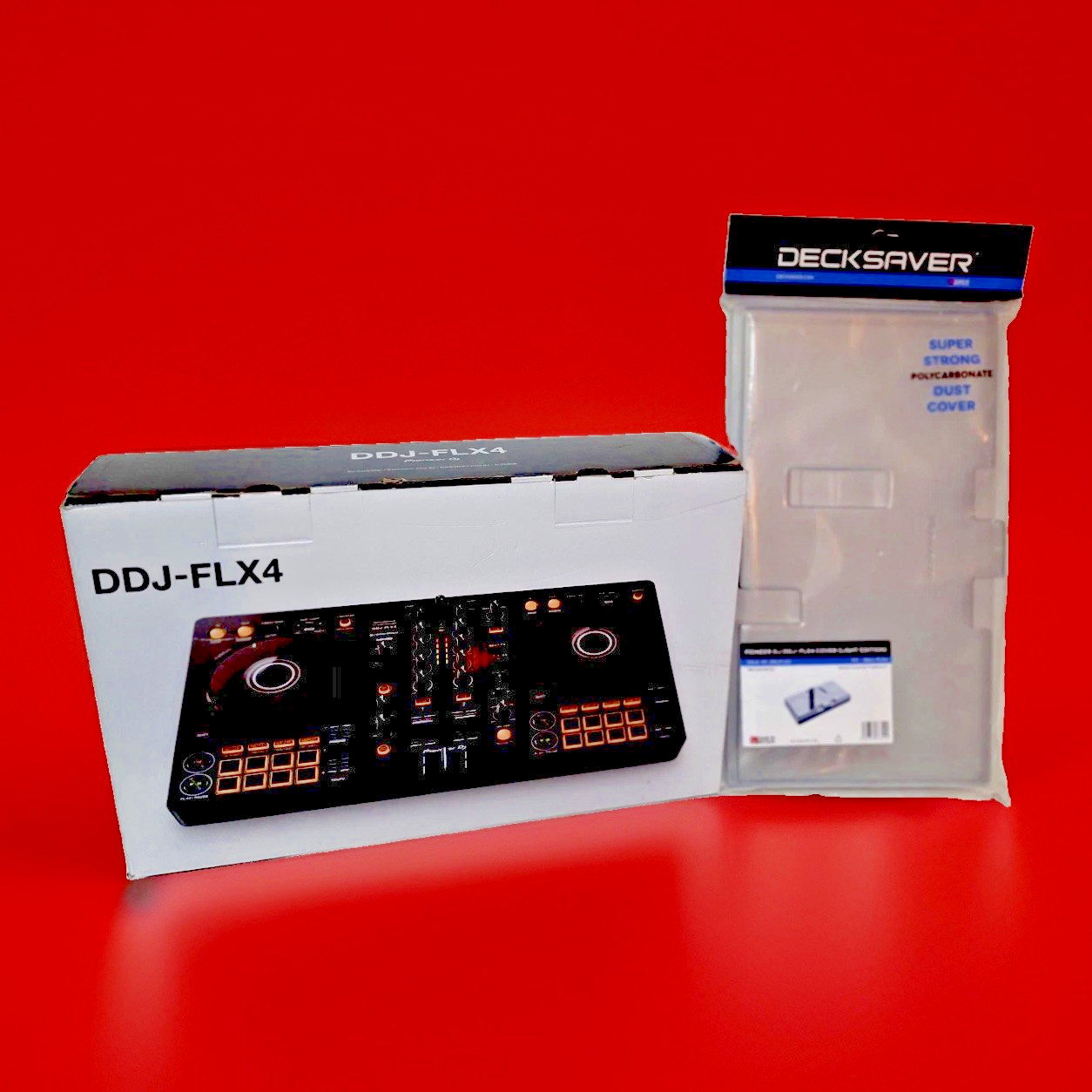 Pioneer DJ DDJ-FLX4 2-Channel DJ Controller NEW - W/ Deck Saver Dust Cover