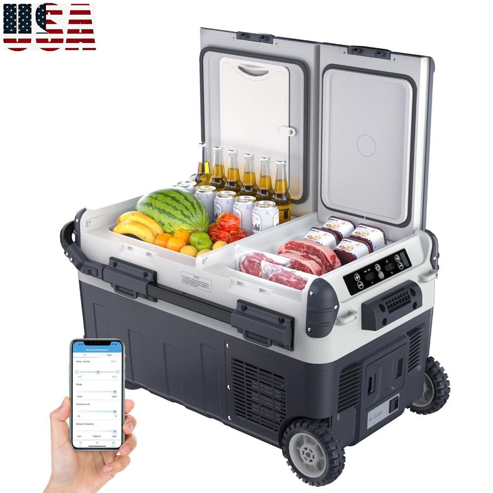 30L 12V Portable Refrigerator Freezer Car Cooler App Control Camping -4℉-68