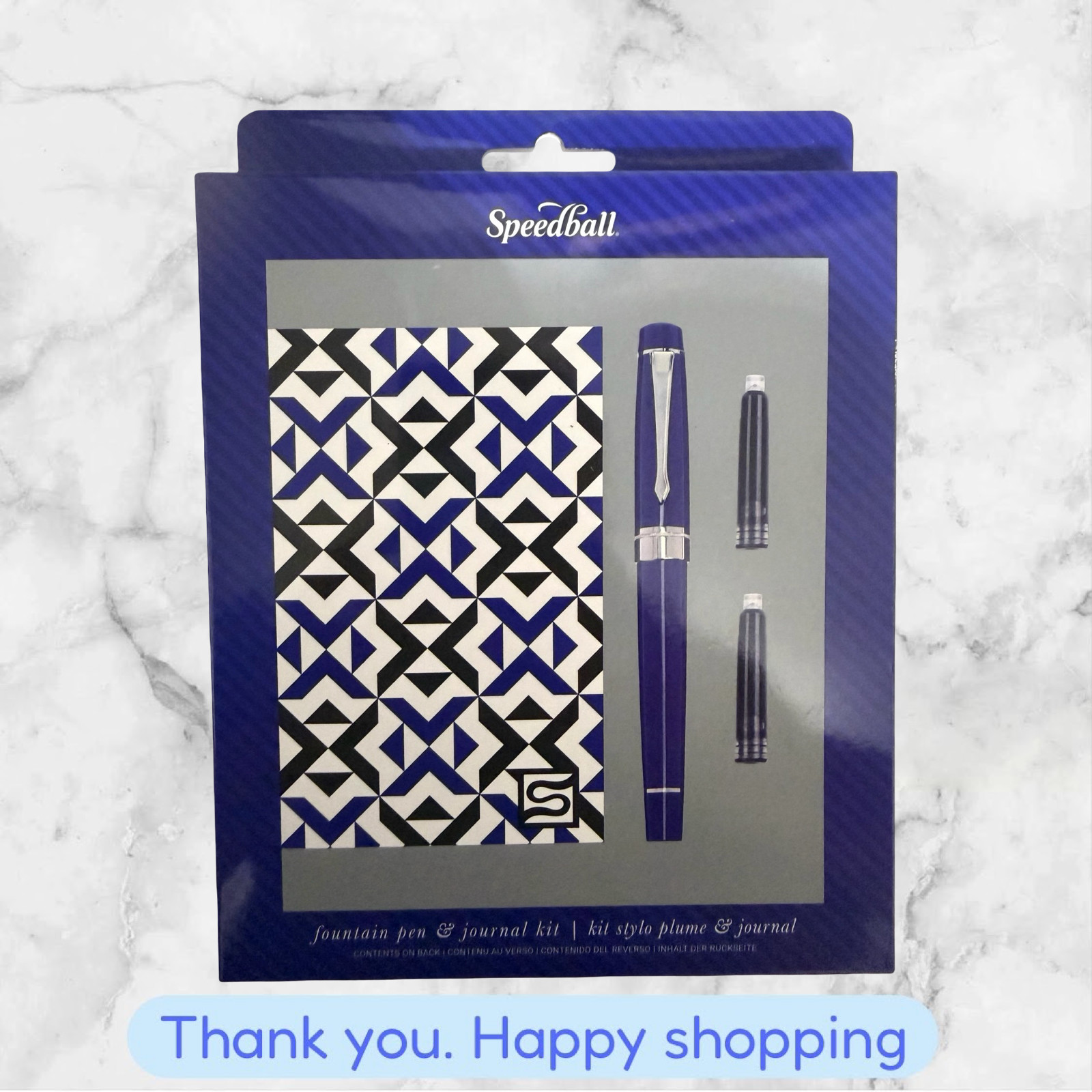 Speedball Calligraphy & Illustration Executive Fountain Pen & Journal Kit NEW