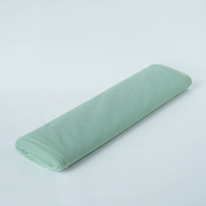 Sage Green TULLE NET FABRIC 54" wide x 40 yards Bolt Crafts Sewing Put-up