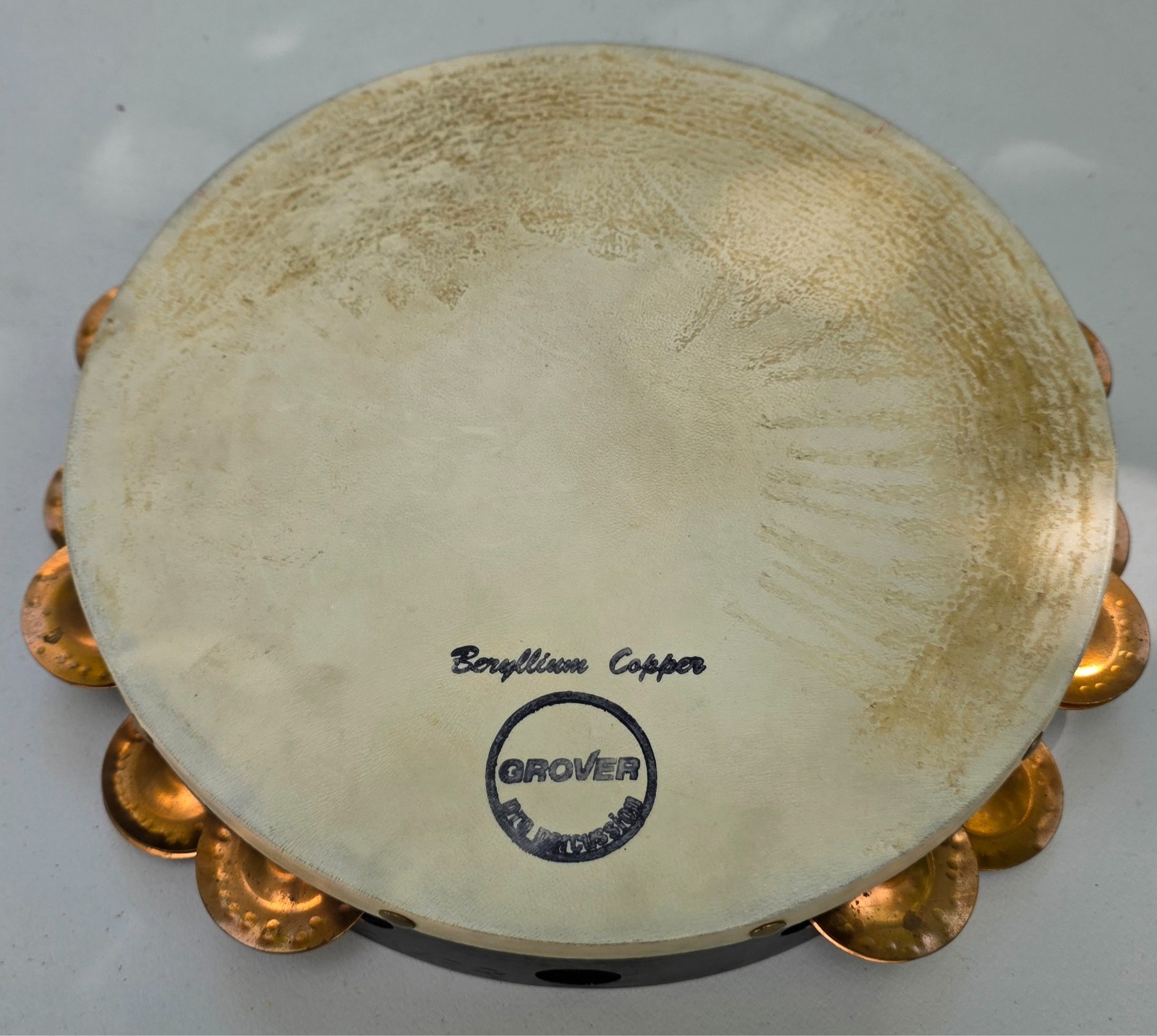 Grover Pro Percussion 10" Projection Plus Concert Tambourine /Copper T2/BC VIDEO