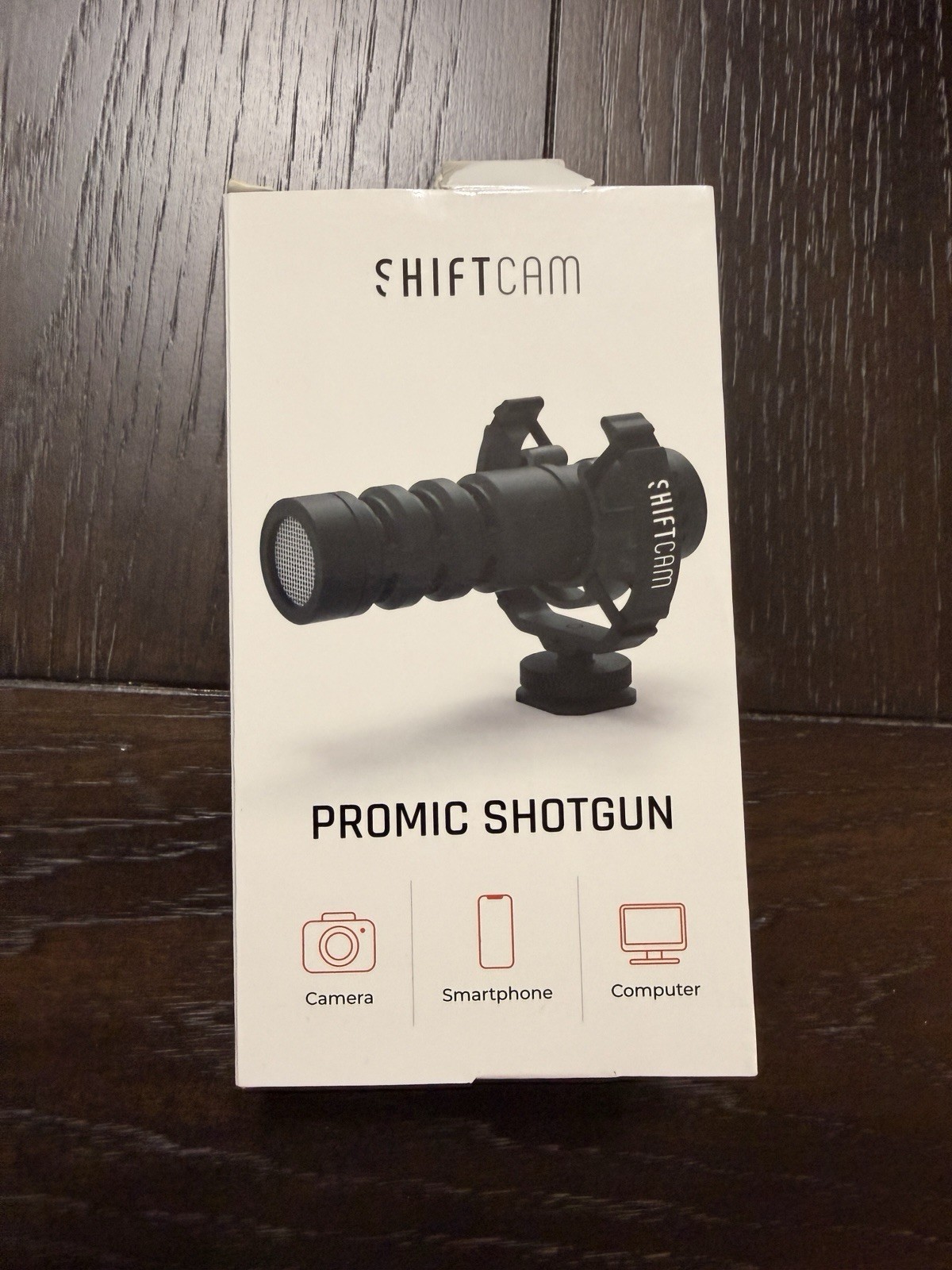 ShiftCam ProMic Shotgun Microphone Open Box Never Used w/ All Accessories