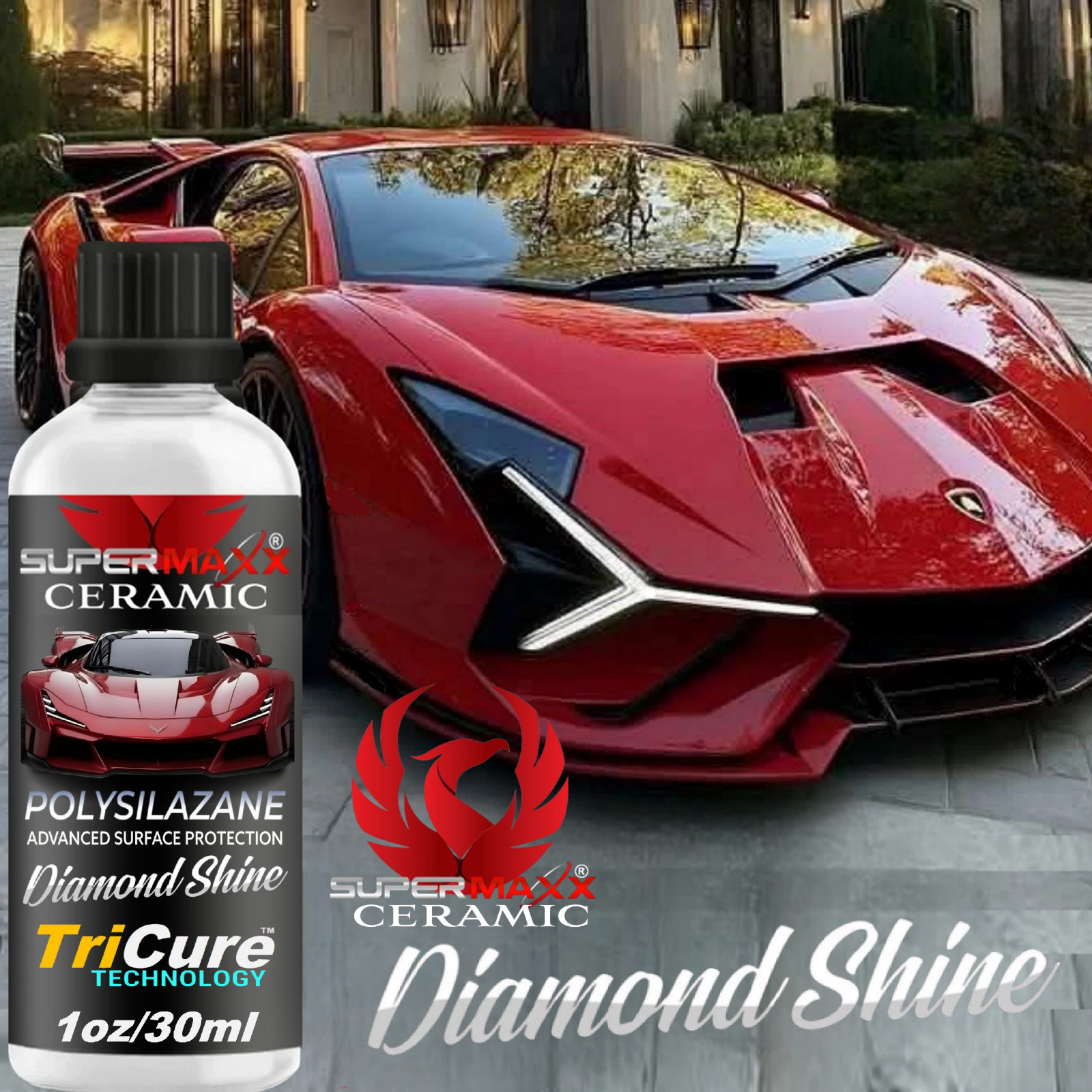 CERAMIC CAR COATING 5 YEAR SCRATCH RESISTANT SUPER HIGH GLOSS DIAMOND SHINE- KIT