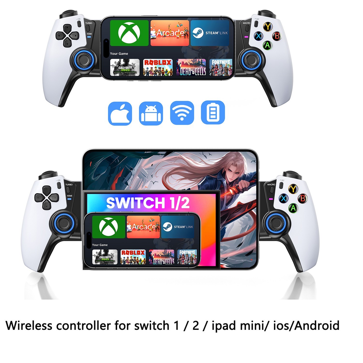 Switch Joypad Replacement to Switch 2 Pro Controller with Ergonomic Grip