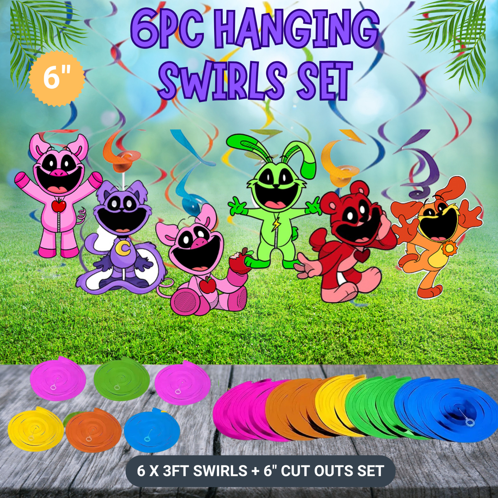 Smiling Plushy Tableware party supplies decoration balloons birthday centerpiece