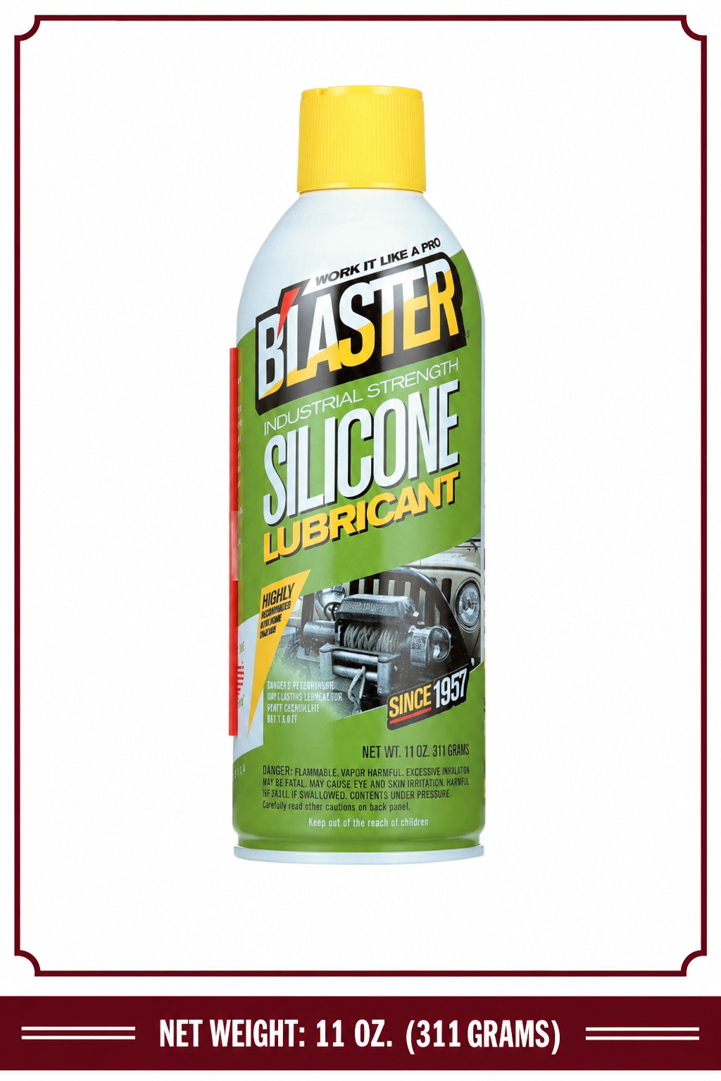 Blaster Silicone Lubricant Spray 11 Oz. Industrial Strength